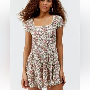 MOTEL Tipani Floral Mini Dress